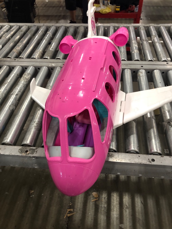Photo 5 of * used * incomplete * no packaging * 
Barbie Dreamplane Airplane Toys Playset with 15+ Accessories Including Puppy, Snack Cart, Reclining Seats and More Standard