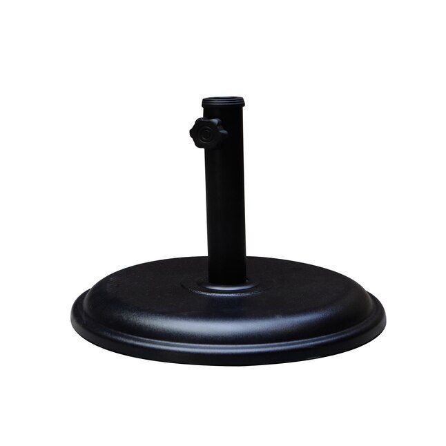 Photo 1 of style selections black umbrella base 15.75"x 12.99" round