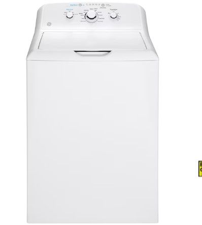 Photo 1 of GE 4.2-cu ft Agitator Top-Load Washer (White)