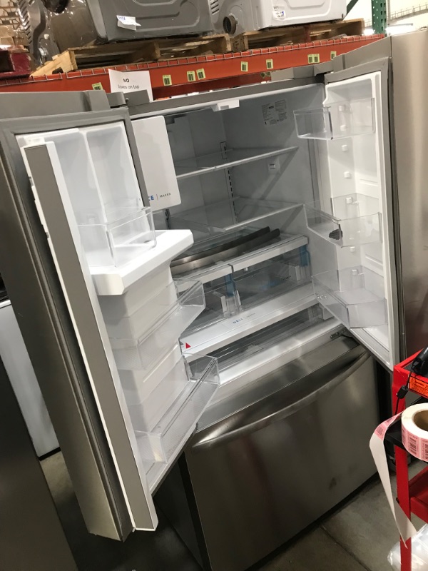 Photo 3 of Frigidaire 27.8-cu ft French Door Refrigerator with Ice Maker (Fingerprint Resistant Stainless Steel) ENERGY STAR