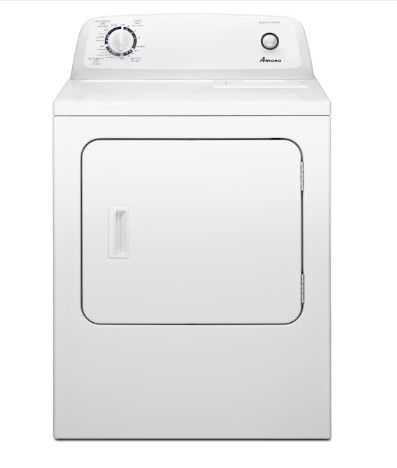 Photo 1 of Amana 6.5-cu ft Electric Dryer (White)