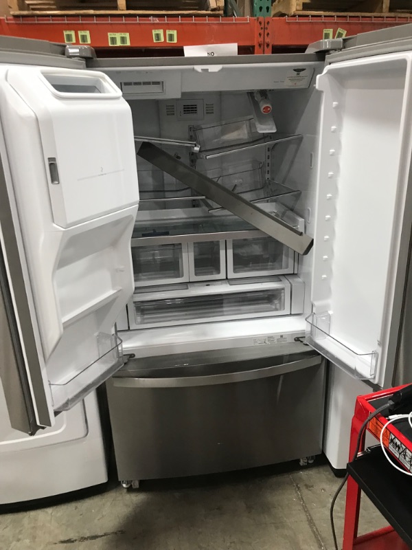 Photo 4 of *PARTS ONLY DOES NOT FUNCTION PROPERLY SEE NOTES*
Whirlpool 26.8-cu ft French Door Refrigerator with Dual Ice Maker (Fingerprint Resistant Stainless Steel) ENERGY STAR
