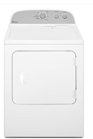 Photo 1 of Whirlpool 7-cu ft Reversible Side Swing Door Gas Dryer (White)