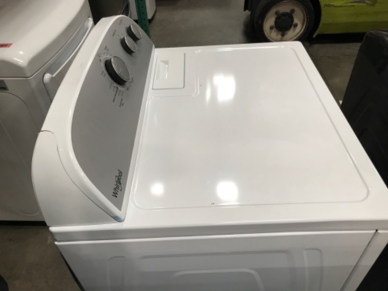 Photo 3 of Whirlpool 7-cu ft Reversible Side Swing Door Gas Dryer (White)