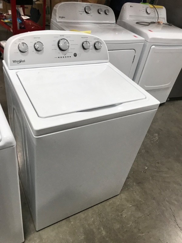 Photo 6 of Whirlpool 3.5-cu ft High Efficiency Agitator Top-Load Washer (White)