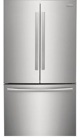 Photo 1 of Frigidaire Gallery 23.3-cu ft Counter-depth French Door Refrigerator with Ice Maker (Fingerprint Resistant Stainless Steel) ENERGY STAR