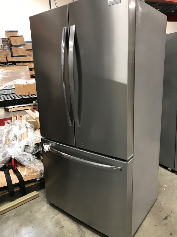 Photo 2 of Frigidaire Gallery 23.3-cu ft Counter-depth French Door Refrigerator with Ice Maker (Fingerprint Resistant Stainless Steel) ENERGY STAR