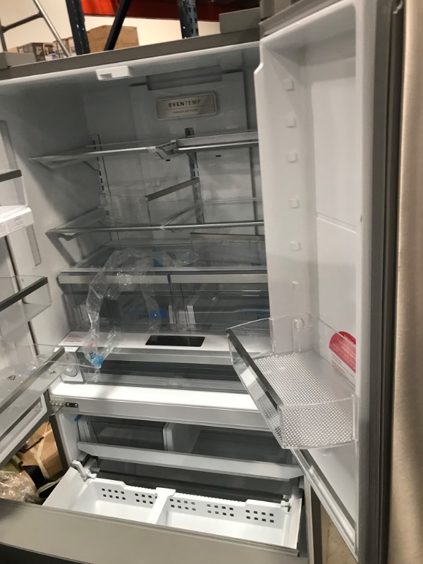 Photo 6 of Frigidaire Gallery 23.3-cu ft Counter-depth French Door Refrigerator with Ice Maker (Fingerprint Resistant Stainless Steel) ENERGY STAR