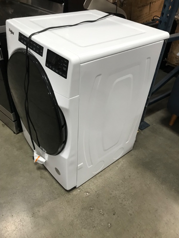 Photo 2 of Whirlpool 7.4-cu ft Reversible Side Swing Door Stackable Gas Dryer (White) ENERGY STAR