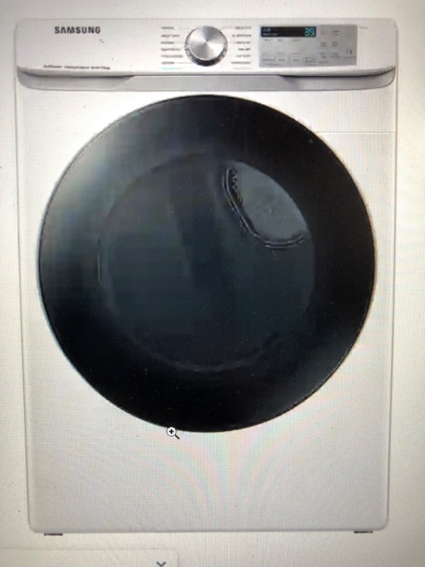Photo 1 of 7.5 cu. ft. Smart Electric Dryer with Steam Sanitize+ in White
