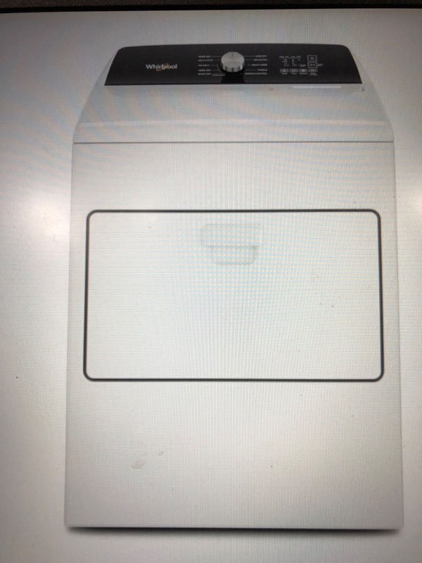 Photo 1 of 7.0 Cu. Ft. Top Load Electric Moisture Sensing Dryer