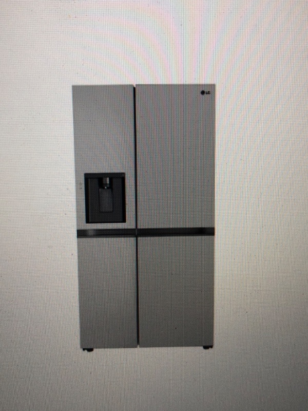 Photo 1 of 28 cu.ft. Capacity Side-by-Side Refrigerator with External Water Dispenser
