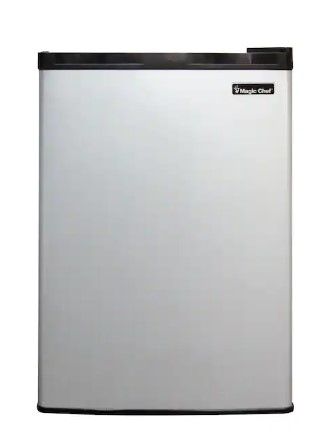 Photo 1 of ***Parts Only***Magic Chef 2.6 cu. ft. Mini Fridge in Stainless Look, ENERGY STAR