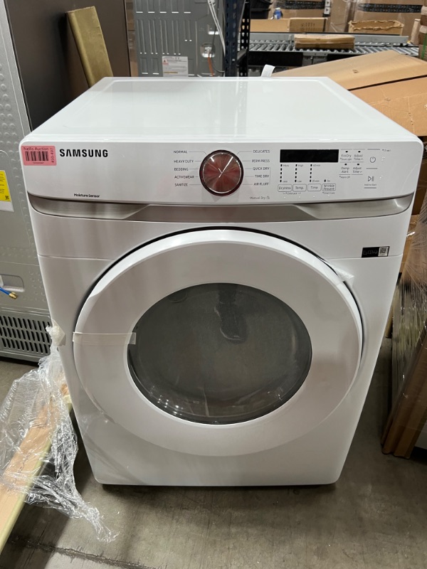 Photo 2 of Samsung 7.5-cu ft Stackable Electric Dryer (White)