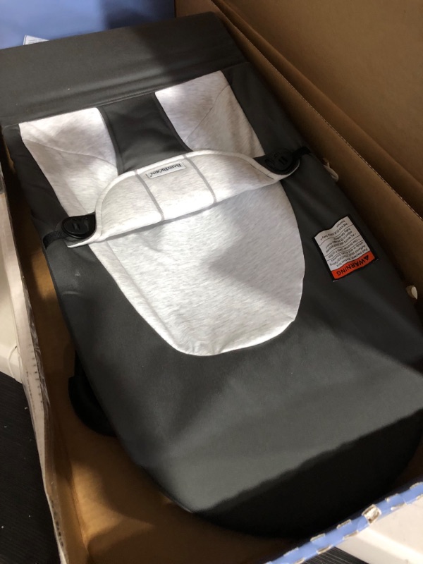 Photo 1 of [READ NOTES]
BabyBjörn Bouncer Balance Soft, Cotton/Jersey, Dark Gray/Gray (005084US)
