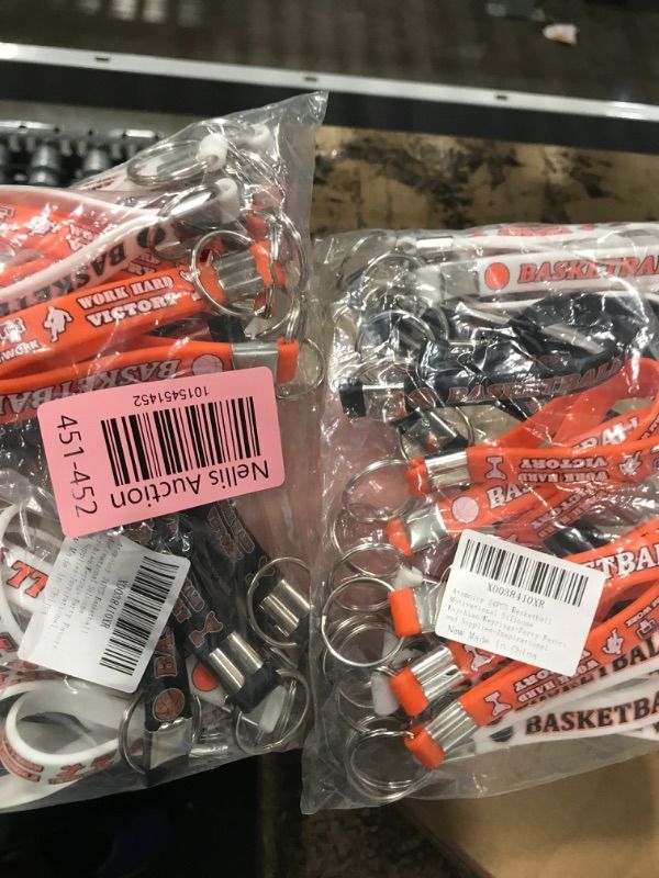 Photo 1 of ATSMOICY 24PCS Basketball Motivational Silicone Bulk Keychian/Keyrings-Party Favors and Supplies-Inspirational Gifts-Basketball Sports for Teenagers/Boys/Girls/Carnival/Events/Gifts/Prize