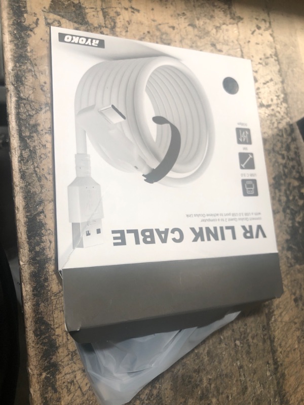 Photo 2 of TOENNESEN Link Cable 16FT Compatible with Oculus Quest 2/Pro/Pico4/Steam, High Speed Data Transfer and Fast Charging USB 3.0 Type A to C Cable for VR Headsets Accessories