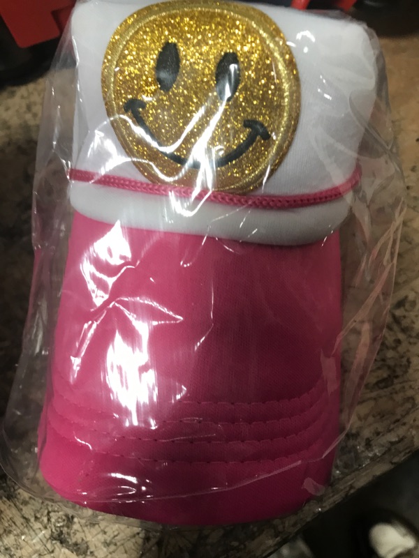 Photo 1 of girls smiley face hat