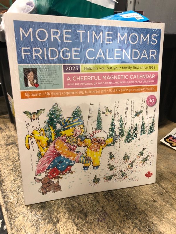 Photo 2 of More Time Moms Publishing Inc, Fridge Calendar 2023 Magnetic Calendar