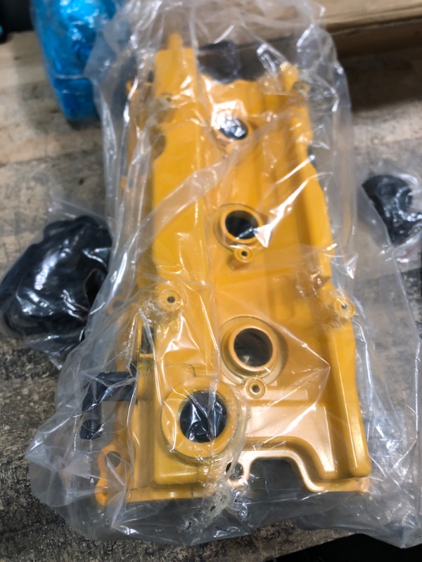 Photo 2 of MITZONE Upgrade Aluminum Valve Covers (yellow) front& rear Compatible with 2002-2009 Nissan Altima Maxima Murano Quest Infiniti i35 VQ35DE 3.5L…