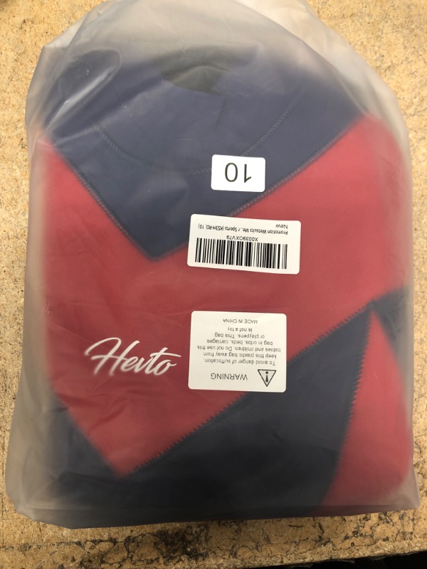 Photo 2 of Hevto Wetsuits Kids and Youth Full Shorty Wet Suit 3/2mm Neoprene Surfing Swimming Diving Keep Warm for Water Sports K22-Red 10