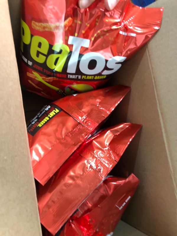 Photo 3 of **EXPIRES JUNE2023** PeaTos® - the Craveworthy upgrade to America's favorite snacks - Crunchy Fiery Curls in 4 oz. Bags (4 pack) full of “JUNK FOOD” flavor and fun WITHOUT THE JUNK. PeaTos are Pea-Based, Plant-Based, Vegan, Gluten-Free, and Non-GMO.
