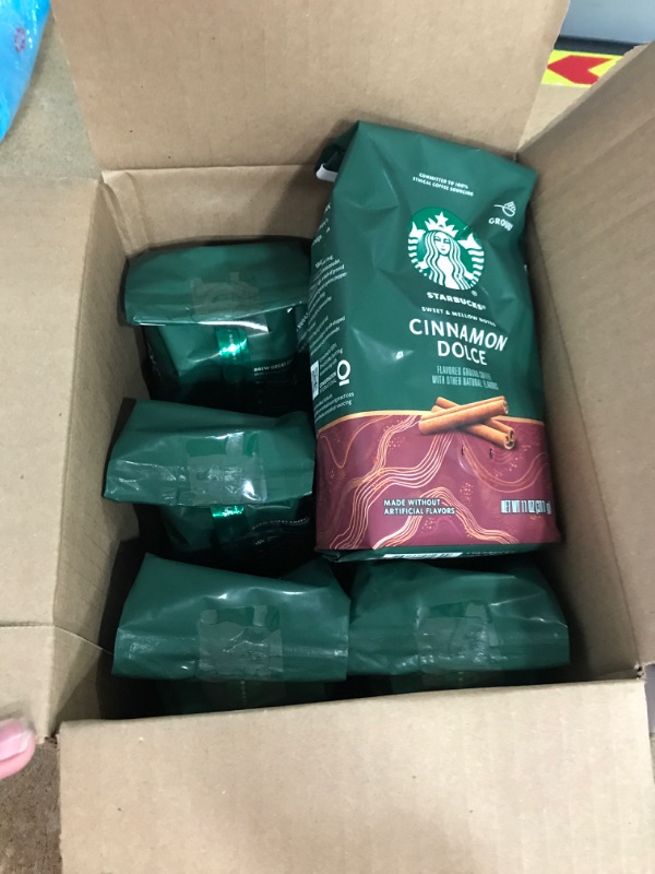 Photo 2 of [READ NOTES]
Starbucks Ground Coffee—Cinnamon Dolce Flavored Coffee—No Artificial Flavors—100% Arabica—6 bags (11 oz each)
