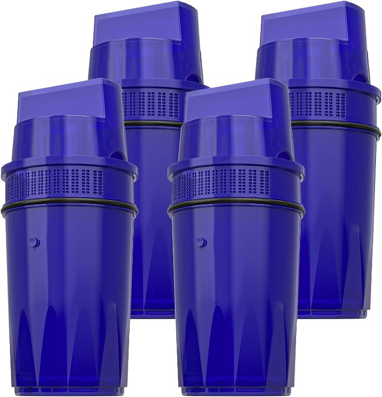 Photo 1 of 4-Pack PPF900Z Water Filter Replacement for All PUR® Pitchers & Dispensers Filtration Systems, NSF Certified, Blue
