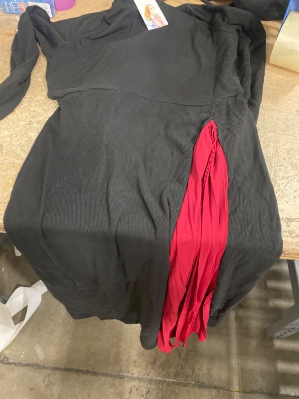 Photo 1 of black and red dress size large 