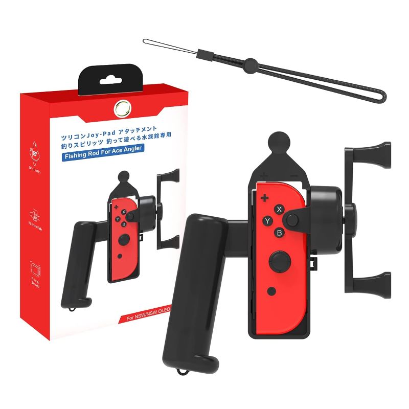 Photo 1 of BRHE Fishing Rod for Ace Angler Nintendo Switch Fishing Game Accessories(Not compatible with Fishing Star World Tour)
