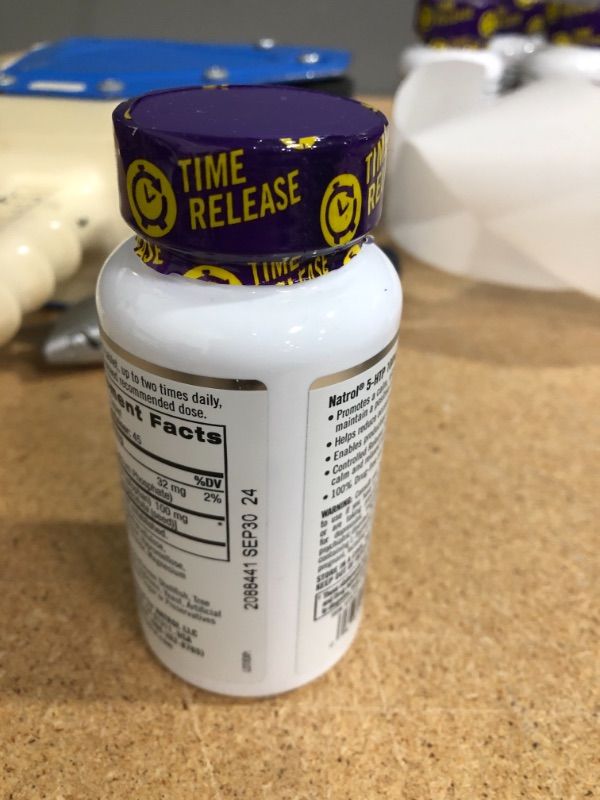 Photo 1 of 5-Htp 100Mg Time Release by Natrol - 45 Tab, 2 Pack