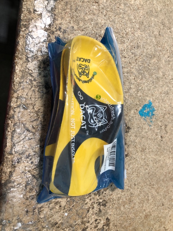 Photo 2 of 3/4 High Arch Support Inserts // Relieves Bunions, Plantar Fasciitis, Heel Pain and Foot Pain Caused Only by High Arches Yellow L:(Men9-11/Women10-12)