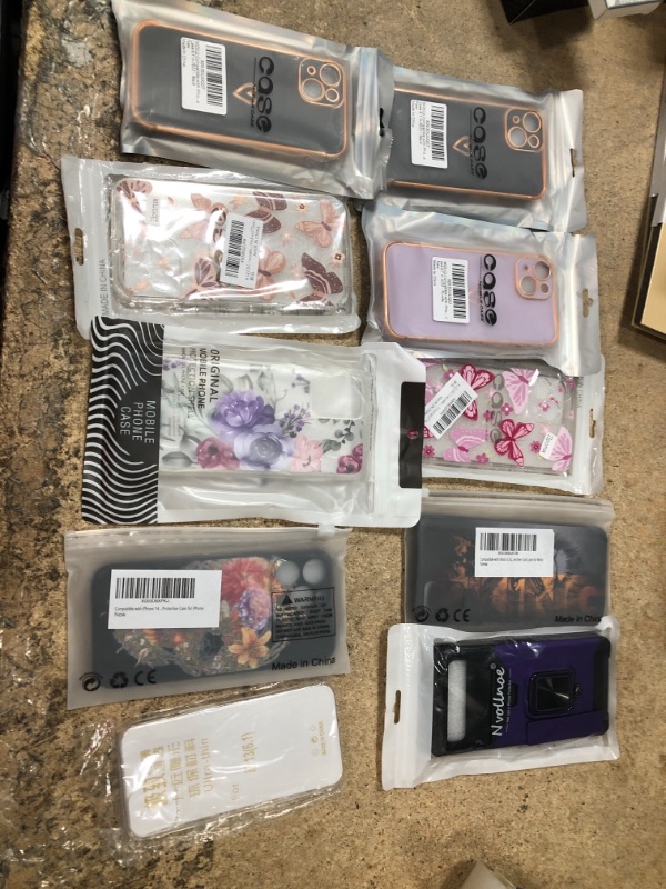 Photo 1 of 10 PIECE ASSORTED CELL PHONE CASE BUNDLE 