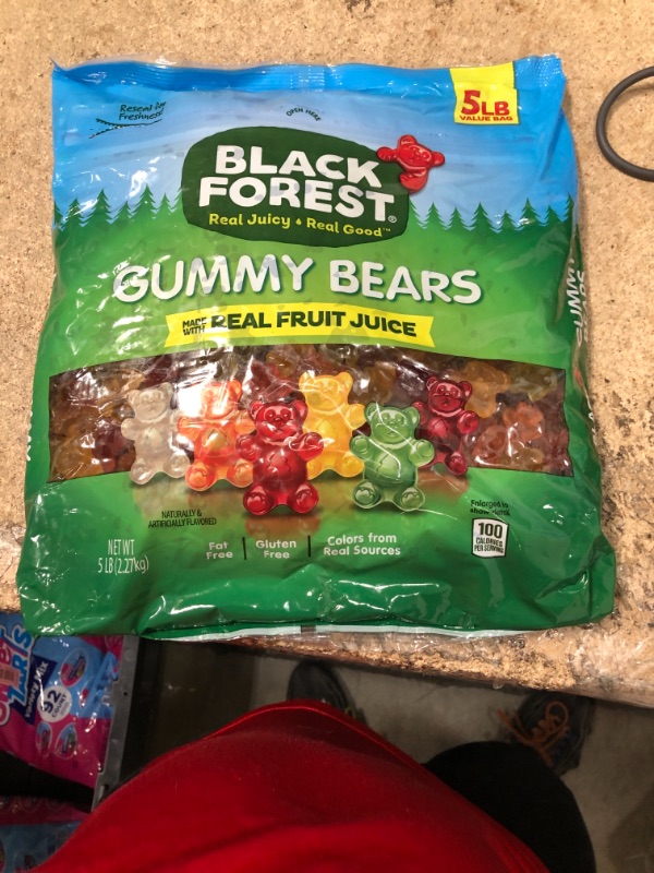 Photo 2 of *8/12/2023* Black Forest Gummy Bears Candy, 5-Pound Bulk Bag