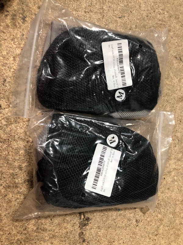 Photo 2 of 2 packs Dog Muzzle, 2-PCS Mesh Dog Muzzle for Medium Large Dogs, Adjustable Soft Basket Muzzle Full Covered and Breathable to Prevent Eating Poop, Biting, Chewing, Licking(M: Snout:9½"-10½")