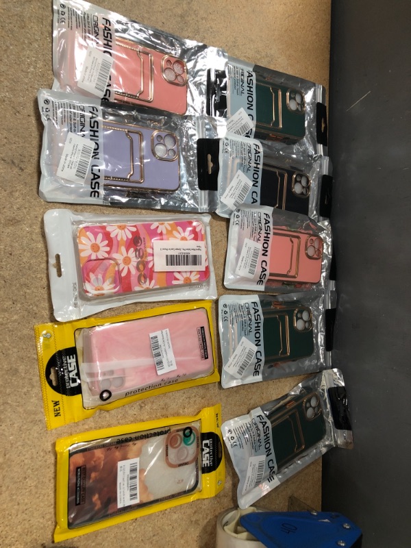 Photo 1 of 10 PIECE ASSORTED CELL PHONE CASE BUNDLE 