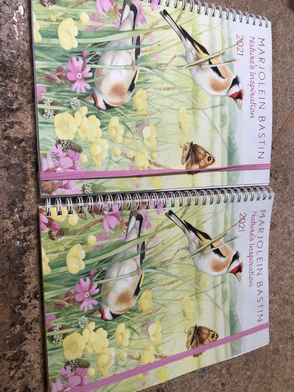 Photo 2 of 2pk-Marjolein Bastin Nature's Inspiration 2021 Monthly/Weekly Planner Calendar