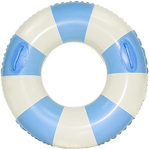 Photo 1 of 2 PCS INFLATABLE POOL FLOAT, GREEN, BLUE, WHITE 