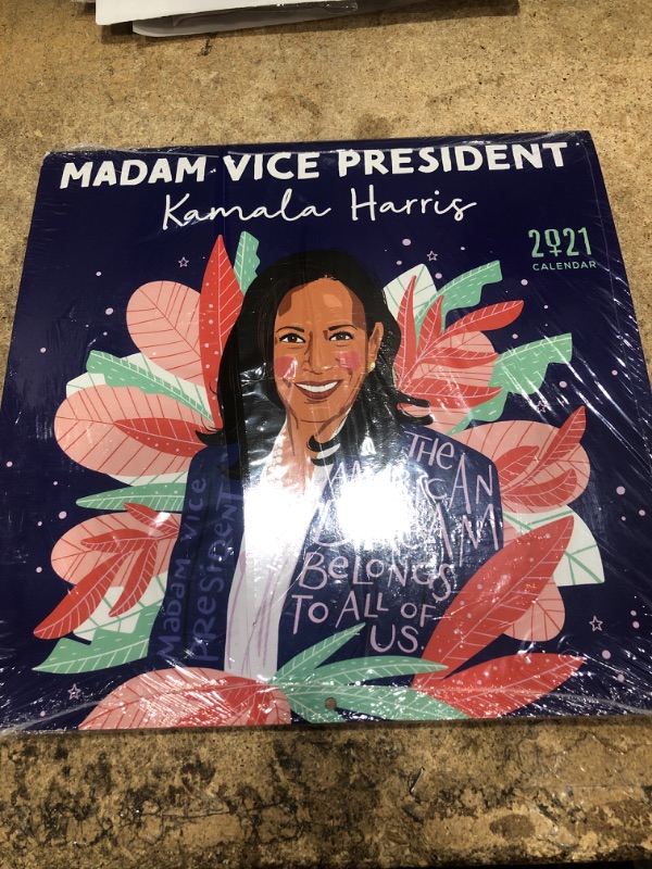 Photo 2 of 2021 Madam Vice President Kamala Harris Wall Calendar: Inspiration from the First Woman in the White House -- A Yearlong Art Calendar thru December 2021 (Monthly Calendar, Gift for Women)