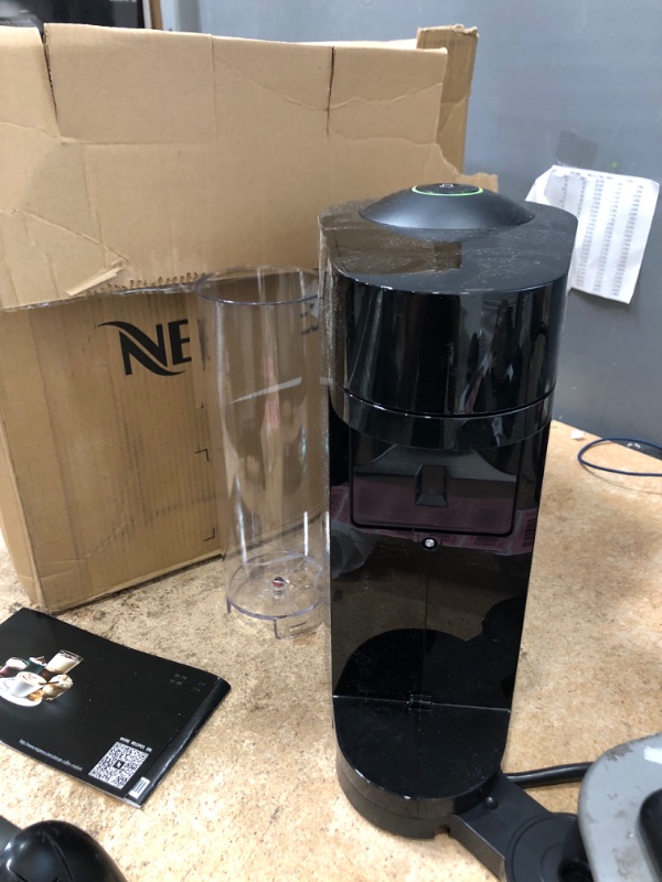 Photo 2 of Nespresso VertuoPlus Coffee and Espresso Machine by De'Longhi, 5 Fluid Ounces, Grey
