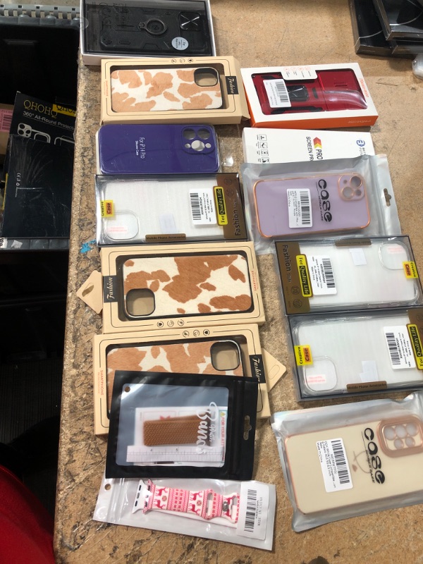 Photo 1 of 14 ITEMS, ASSORTED PHONE CASE BUNDLE