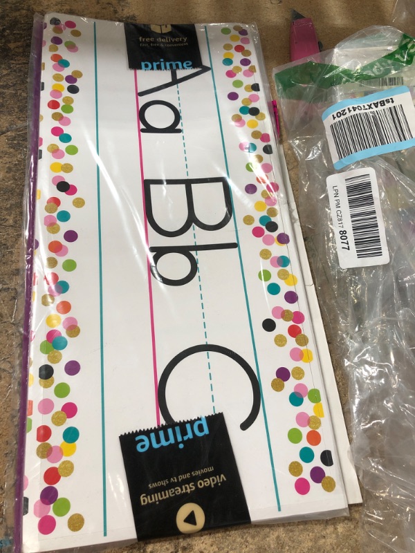 Photo 2 of Teacher Created Resources Confetti Alphabet Line Bulletin Board (TCR8804)