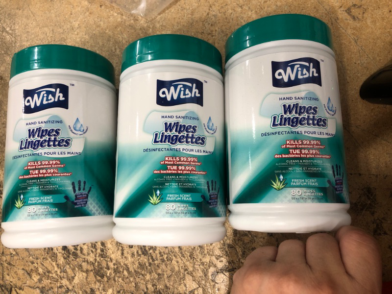 Photo 1 of 3 ITEMS, WISH WIPES 80 COUNT BUNDLE