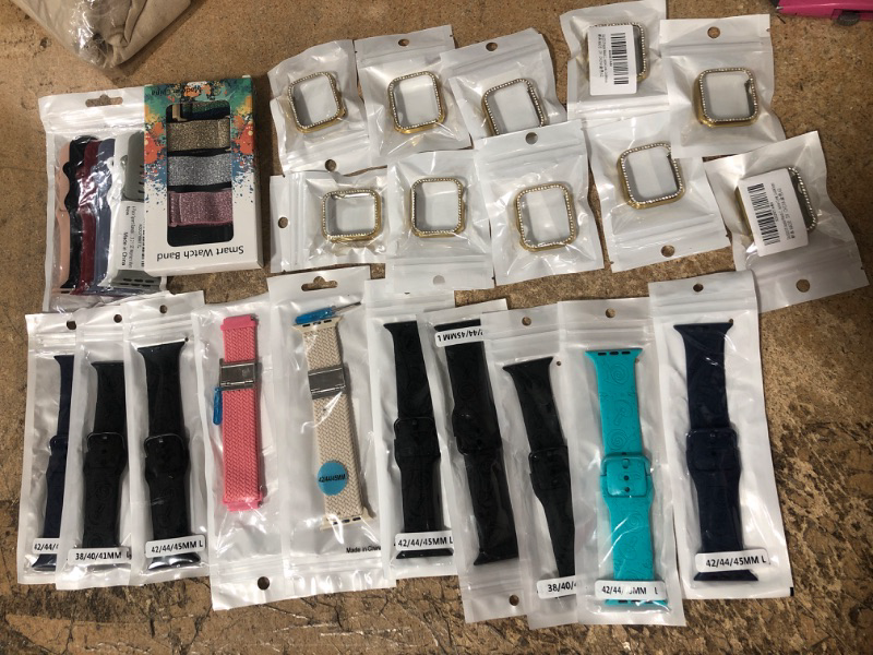 Photo 1 of 22 ITEMS,SMART WATCH BAND / APPLE WATCH COVER BUNDLE