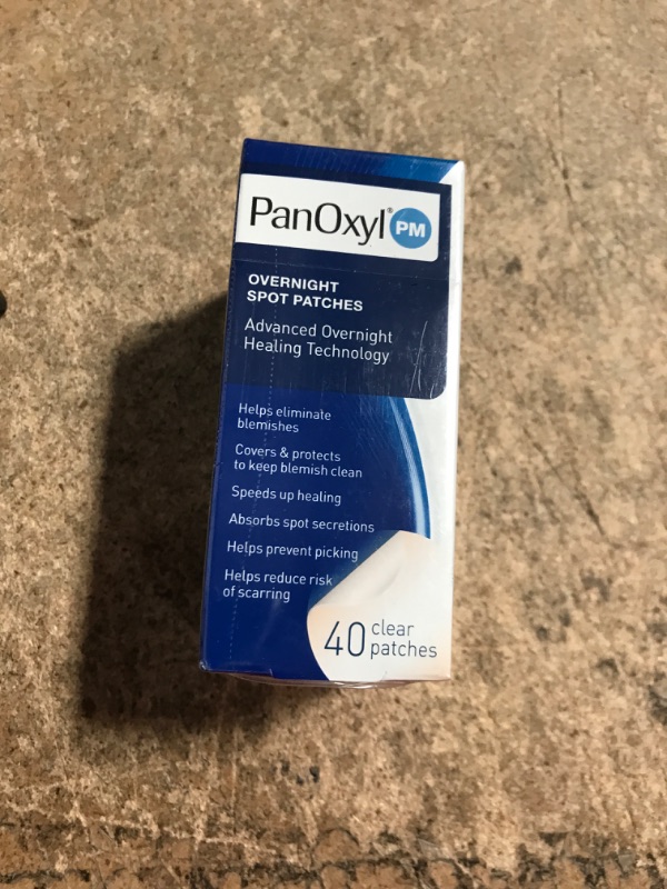 Photo 2 of 3 Pack PanOxyl PM Overnight Spot Patches 40(x3) Single Use Clear Patches NEW
