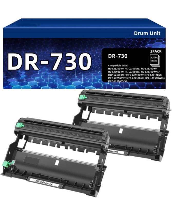 Photo 1 of CYMBAINK Compatible DR730 Drum Unit Replacement for Brother DR730 DR-730 Compatible with HL-L2350DW HL-L2395DW HL-L2390DW HL-L2370DW HL-L2370DWXL MFC-L2750DW MFC-L2710DW DCP-L2550DW