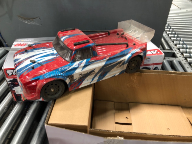 Photo 2 of ARRMA RC Truck 1/8 Infraction 4X4 MEGA Resto-Mod Truck RTR (4 AA Batteries for Transmitter Not Included), Red/Blue, ARA4215V3T1
*********NON FUNCTIONAL PARTS ONLY******************