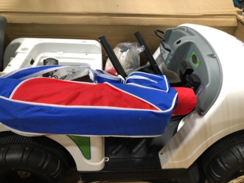 Photo 2 of Kid Motorz Junior 6V Pro Golf Cart Ride-On, White