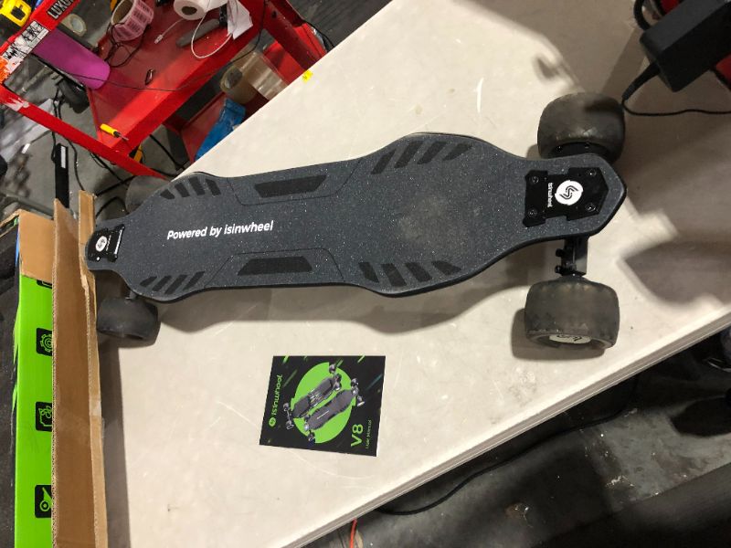 Photo 2 of ***DAMAGED - SEE NOTES***
isinwheel V8 Electric Skateboard with Remote, 1200W Dual Brushless Motor