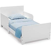 Photo 1 of **MISSING HARDWARE Delta Children Mysize Toddler Bed Us Size With Guardrails- Bianca White